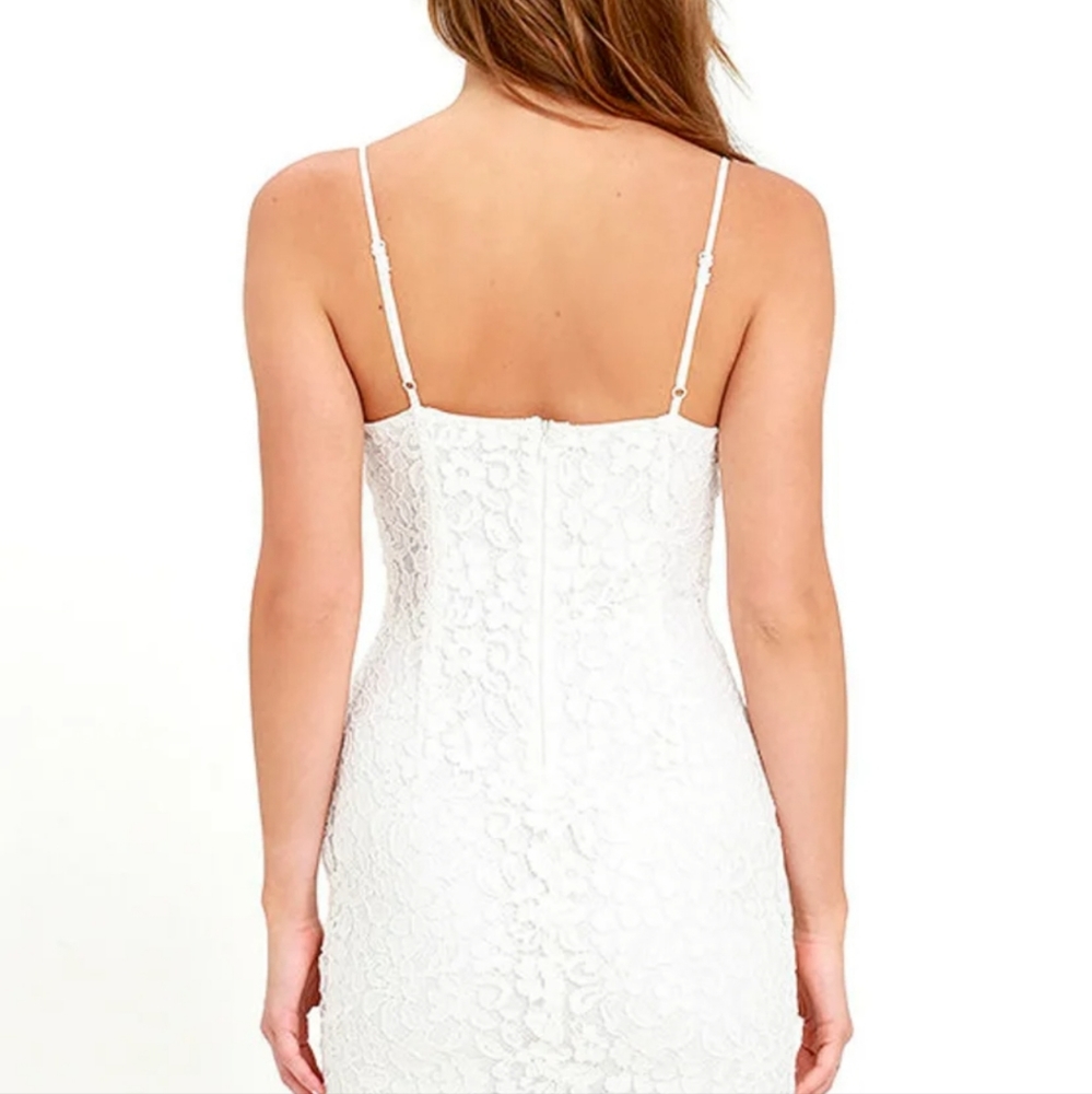 Lulu's Picture of Perfection Ivory Lace Dress - Picture 4 of 6